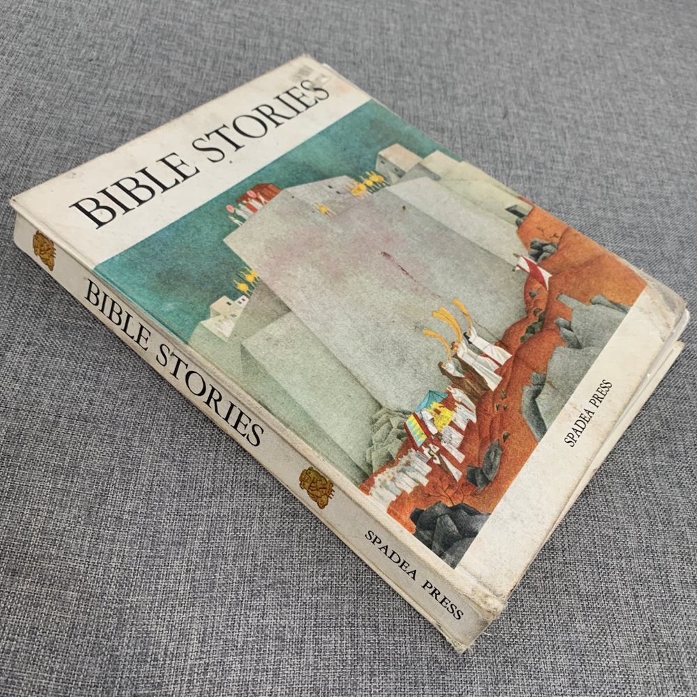 Vintage 1968 Bible Stories Spadea Press Inc - Picture 5 of 16